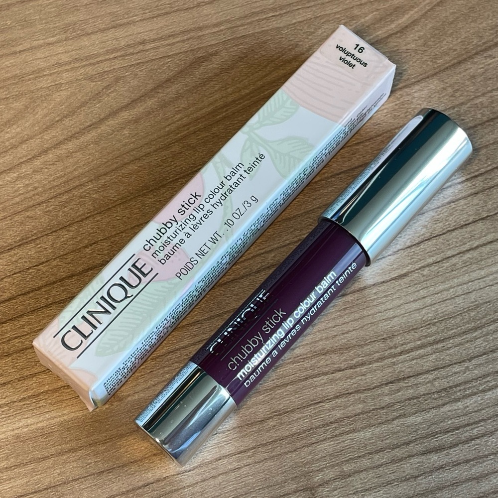 ⚡$6 with any Purchase⚡ Clinique Chubby Stick Lip Color Balm (Voluptuous Violet)
